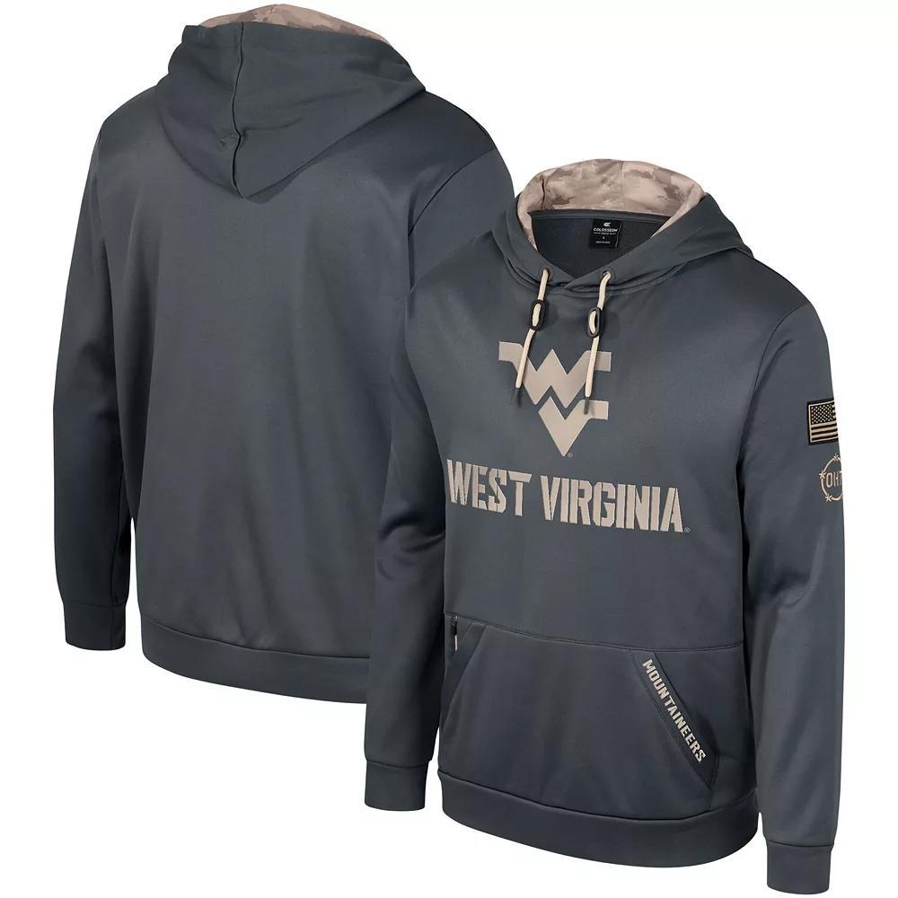 Men's Colosseum Charcoal Michigan Wolverines OHT Military Appreciation Pullover Hoodie,  Product Image