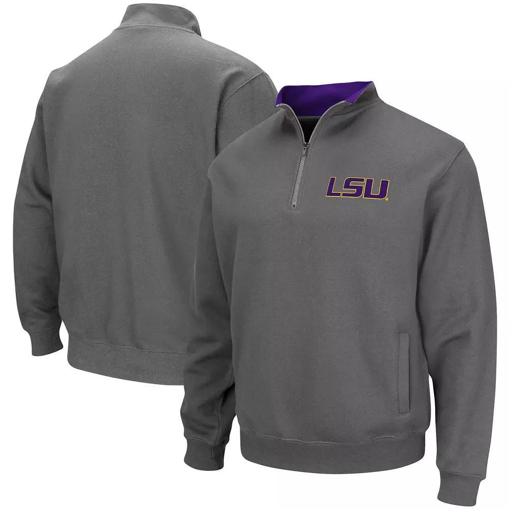Men's Colosseum Charcoal Alabama Crimson Tide Tortugas Logo Quarter-Zip Pullover Jacket,  Product Image