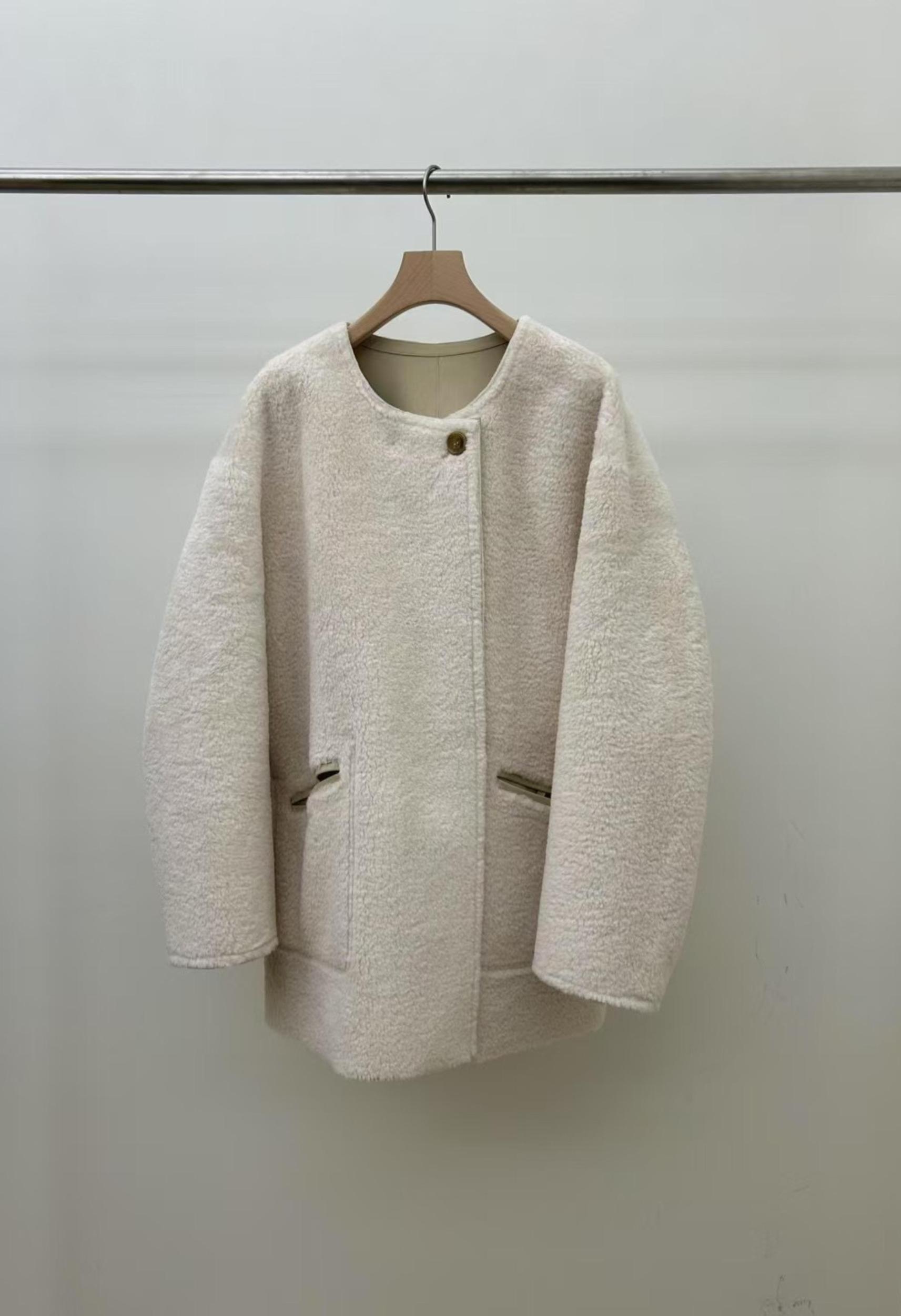 Rose Reversible Shearling Jacket Product Image