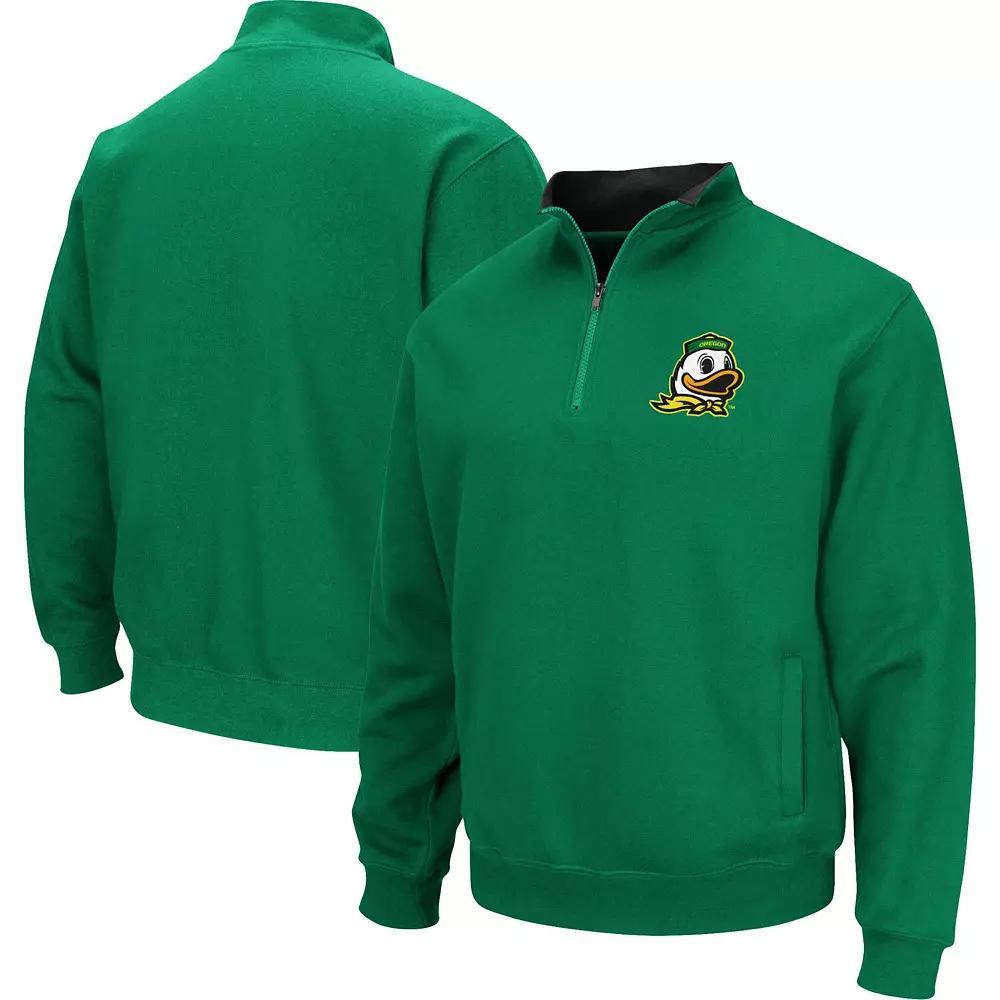 Men's Colosseum Charcoal Alabama Crimson Tide Tortugas Logo Quarter-Zip Pullover Jacket,  Product Image