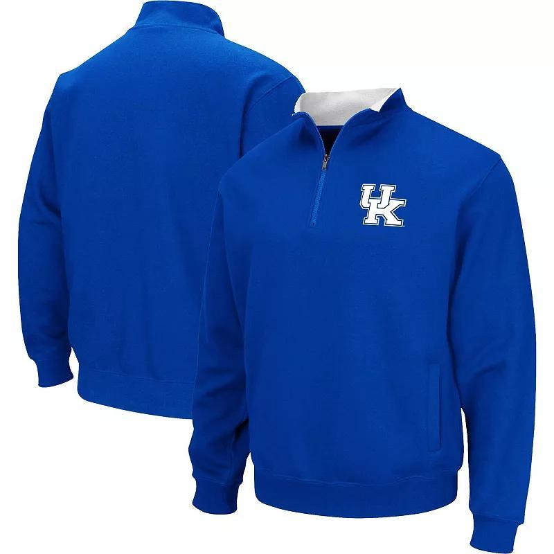 Mens Colosseum Royal Kentucky Wildcats Tortugas Quarter-Zip Sweatshirt Product Image