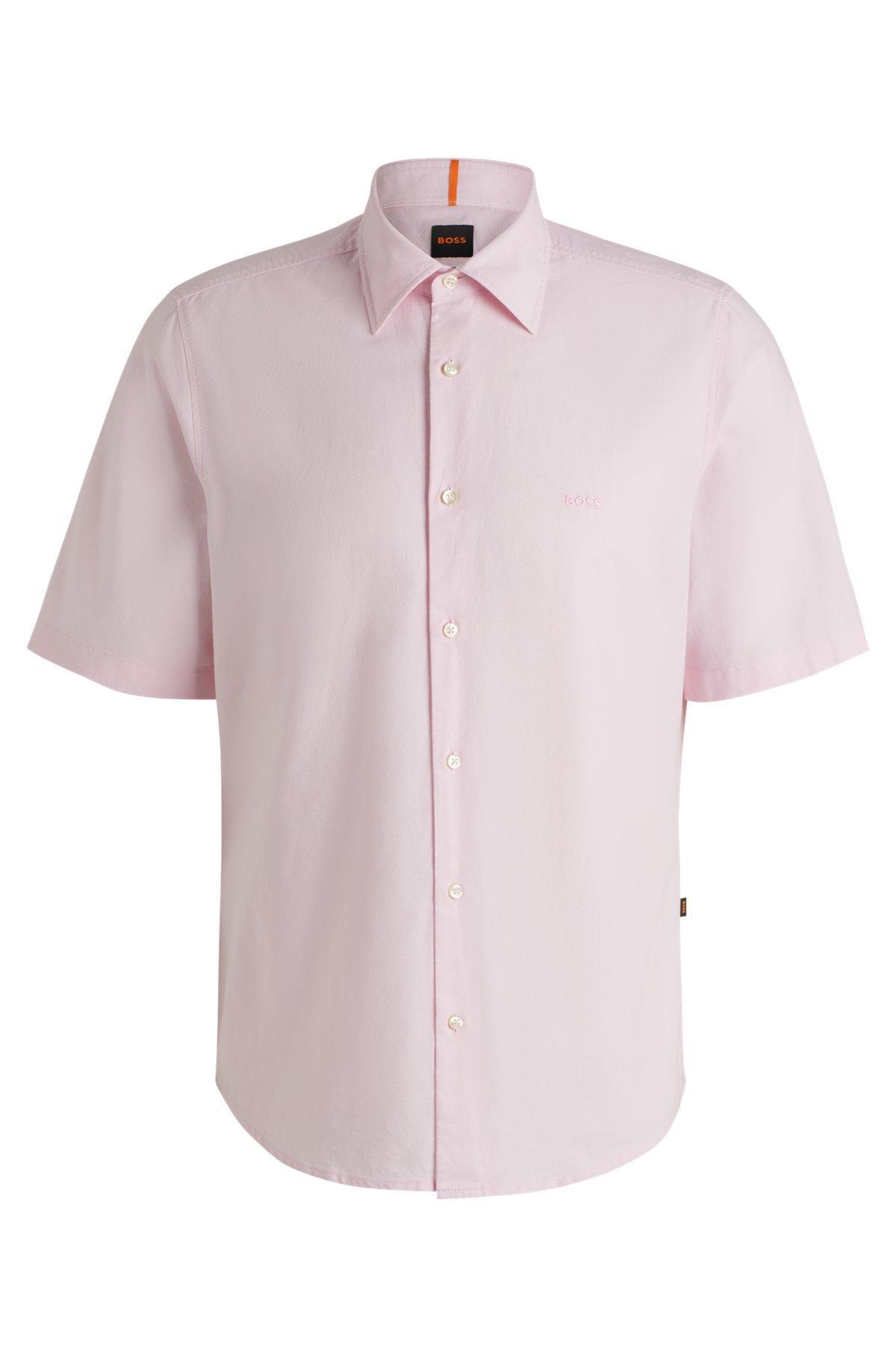 Regular-fit shirt in Oxford cotton Product Image