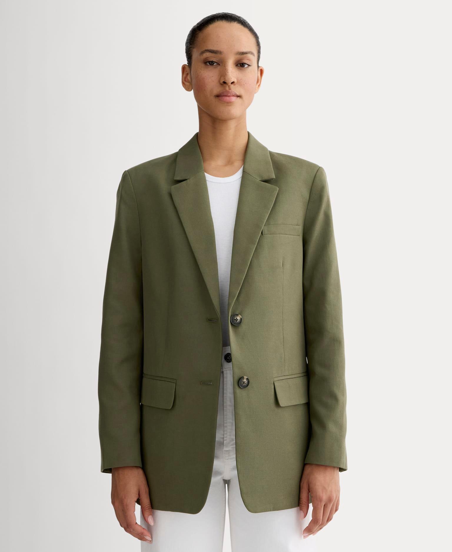 Womens Oversized Blazer in Buttersmooth by Everlane Product Image