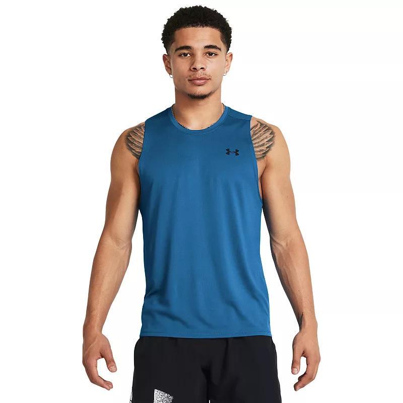 Under Armour Mens Ua Tech Performance Tank - Castlerock Gry/ Product Image