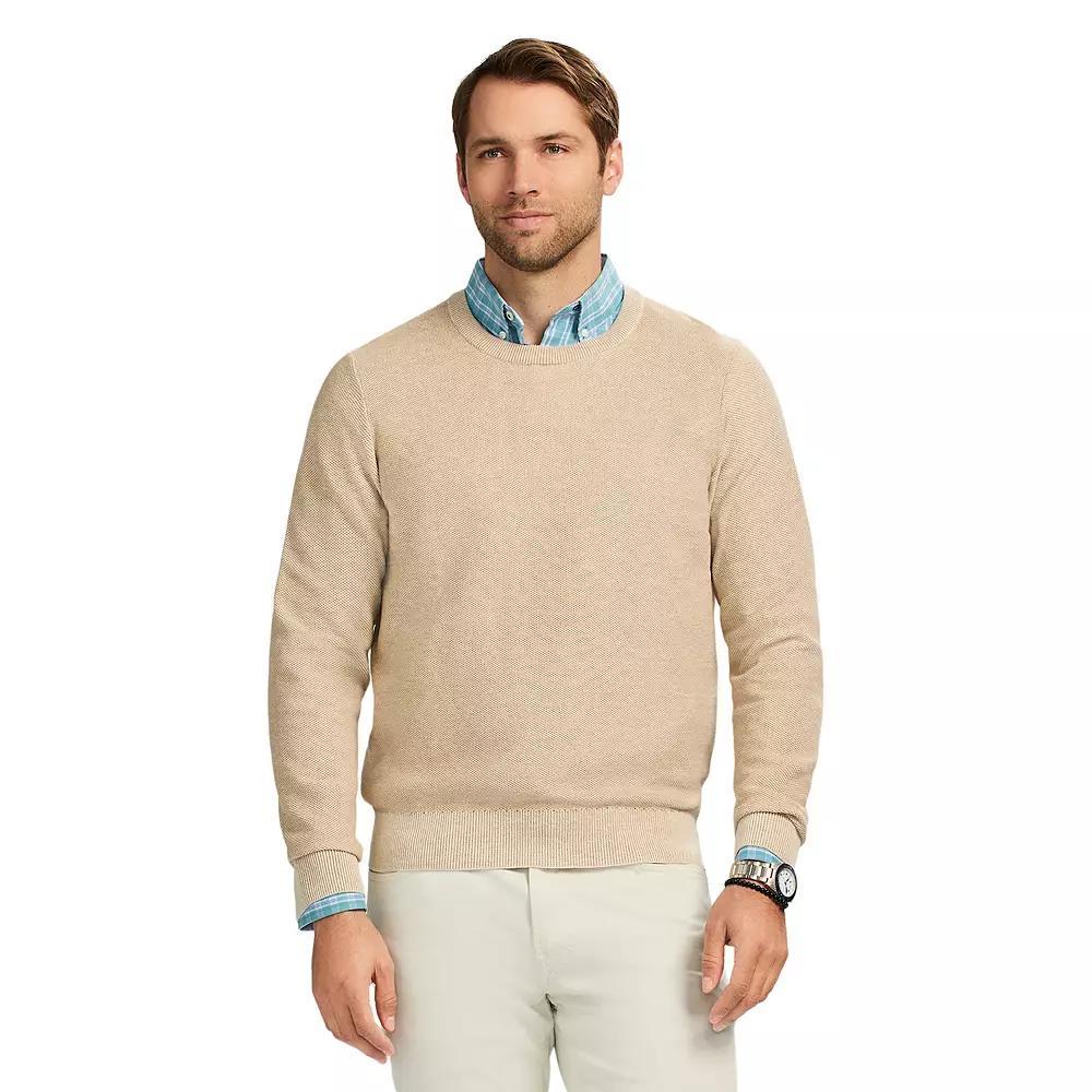 Men's IZOD Honeycomb Crewneck Sweater, Size: XXL, Rock Grey Product Image