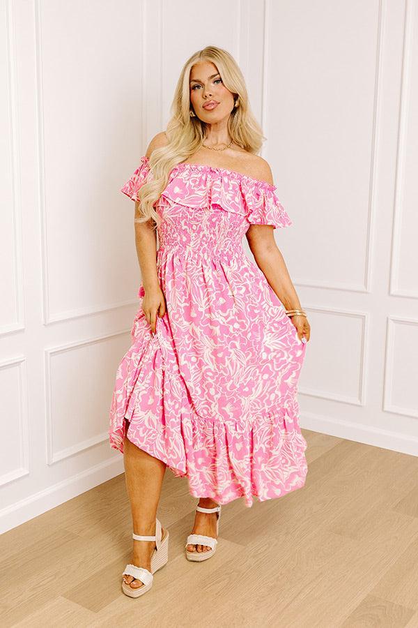 Laguna Luxe Smocked Midi Curves Product Image