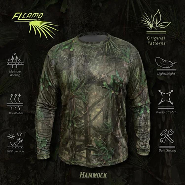 FL Camo® Men's L/S Performance Camo Shirt Product Image