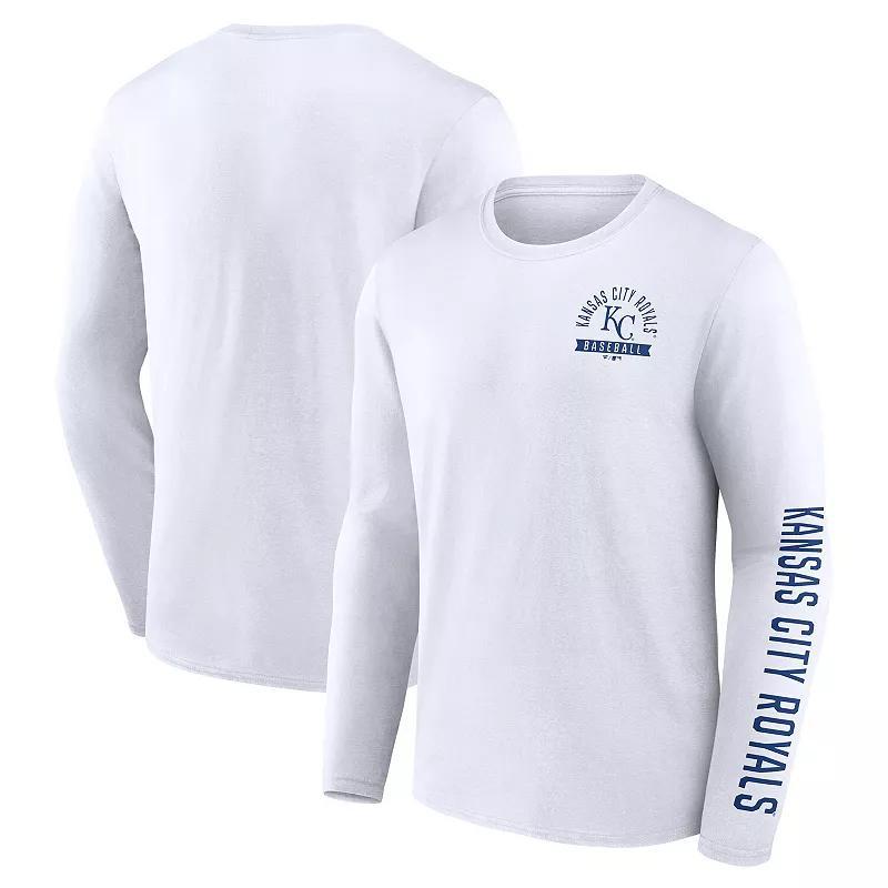 Mens Fanatics Kansas City Royals Press Box Long Sleeve T-Shirt Product Image