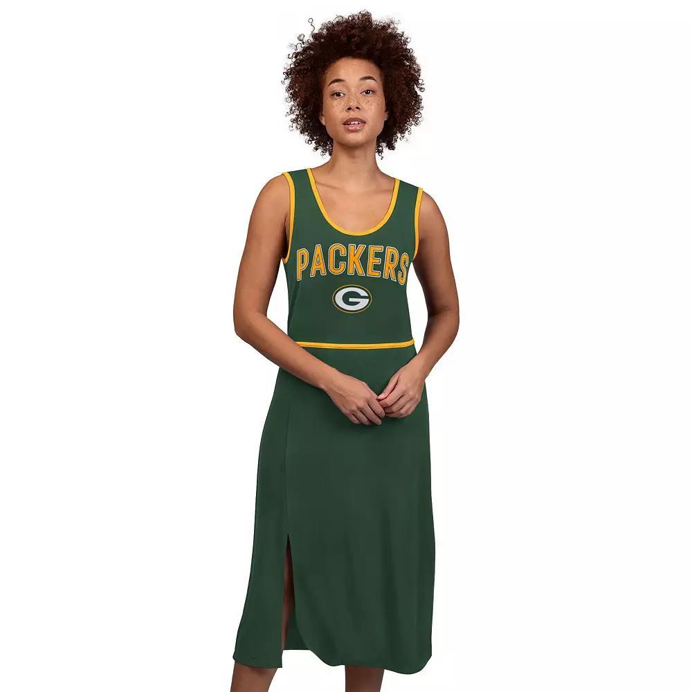 Women's G-III 4Her by Carl Banks  Green Green Bay Packers Center Field Maxi Dress, Size: XL Product Image