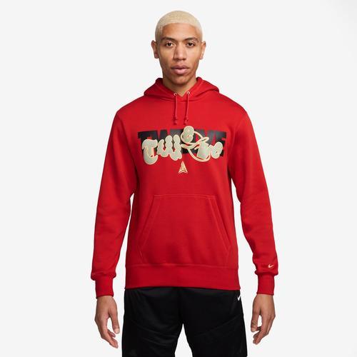 Nike Mens Nike JA Club BB Pullover Hoodie - Mens Black/Red Product Image