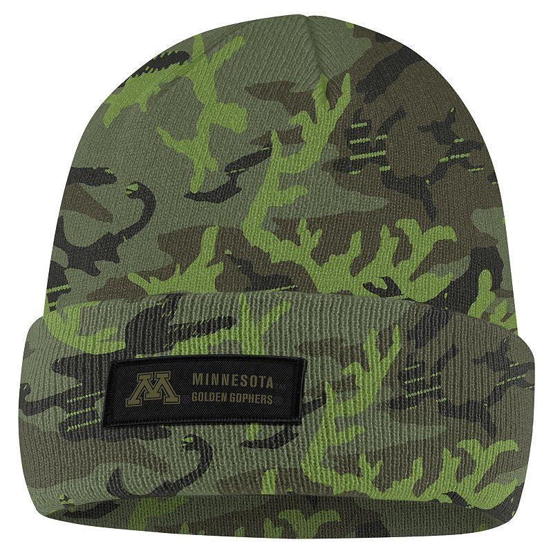 Mens Nike Camo Oklahoma State Cowboys Military Pack Cuffed Knit Hat Product Image