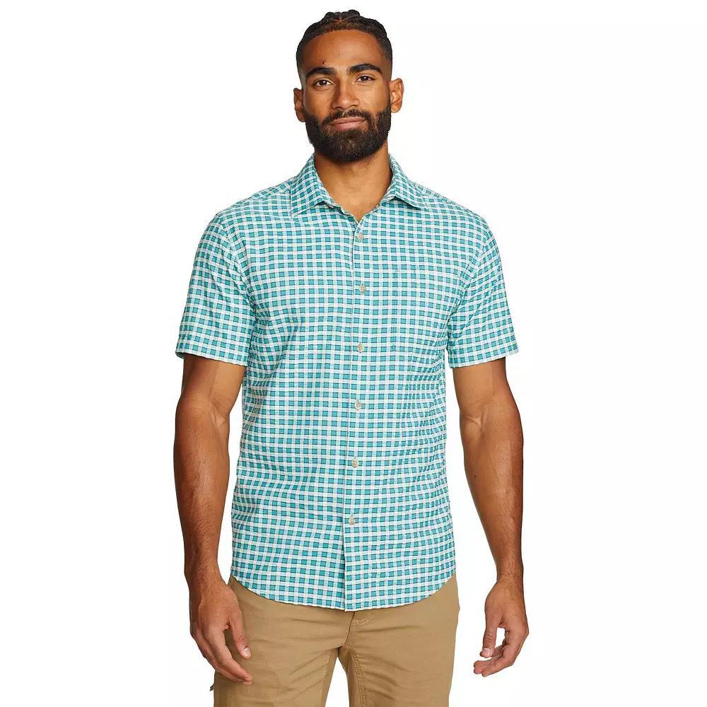 Big & Tall Eddie Bauer Short Sleeve Seersucker 2.0 Shirt, Men's,  Product Image