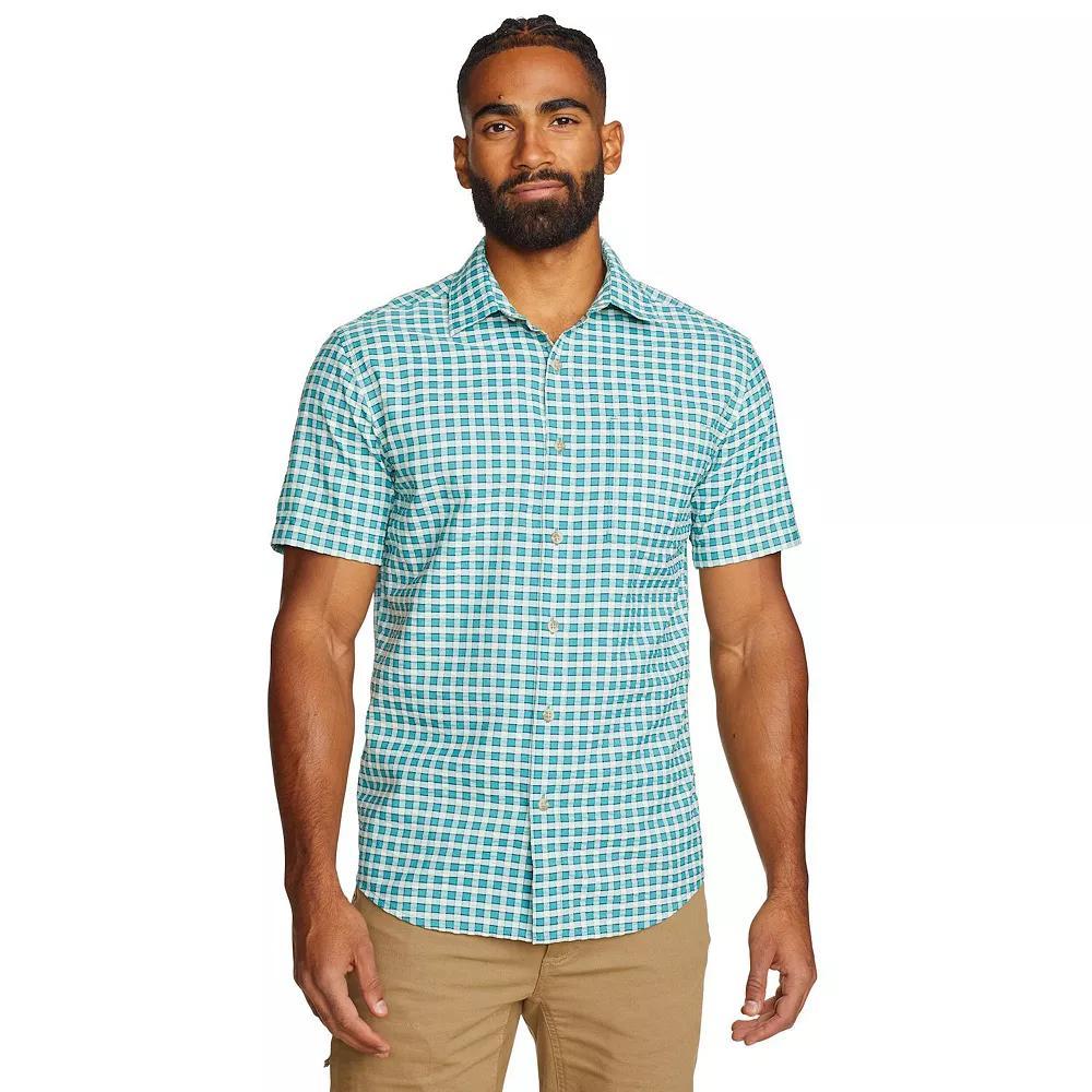 Big & Tall Eddie Bauer Short Sleeve Seersucker 2.0 Shirt, Men's,  Product Image