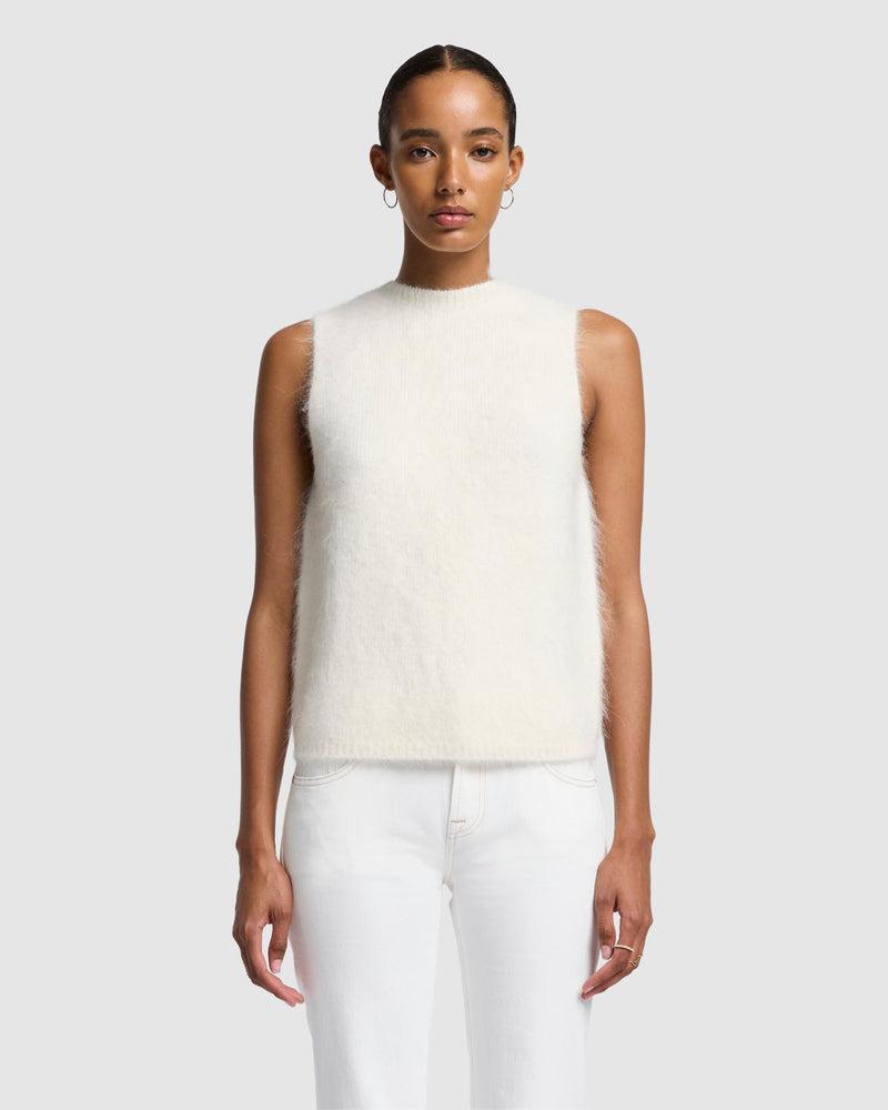 Sleeveless Alpaca Blend Sweater Product Image