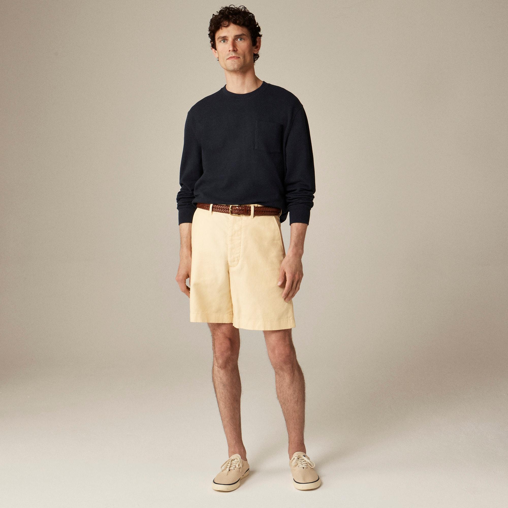 Long-sleeve macropiqué cotton T-shirt Product Image