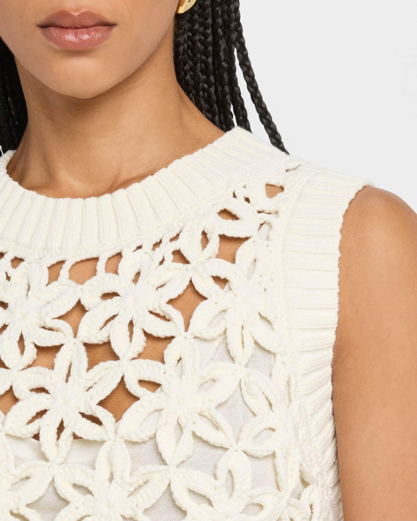 Thea Floral Mesh Shell Top Product Image