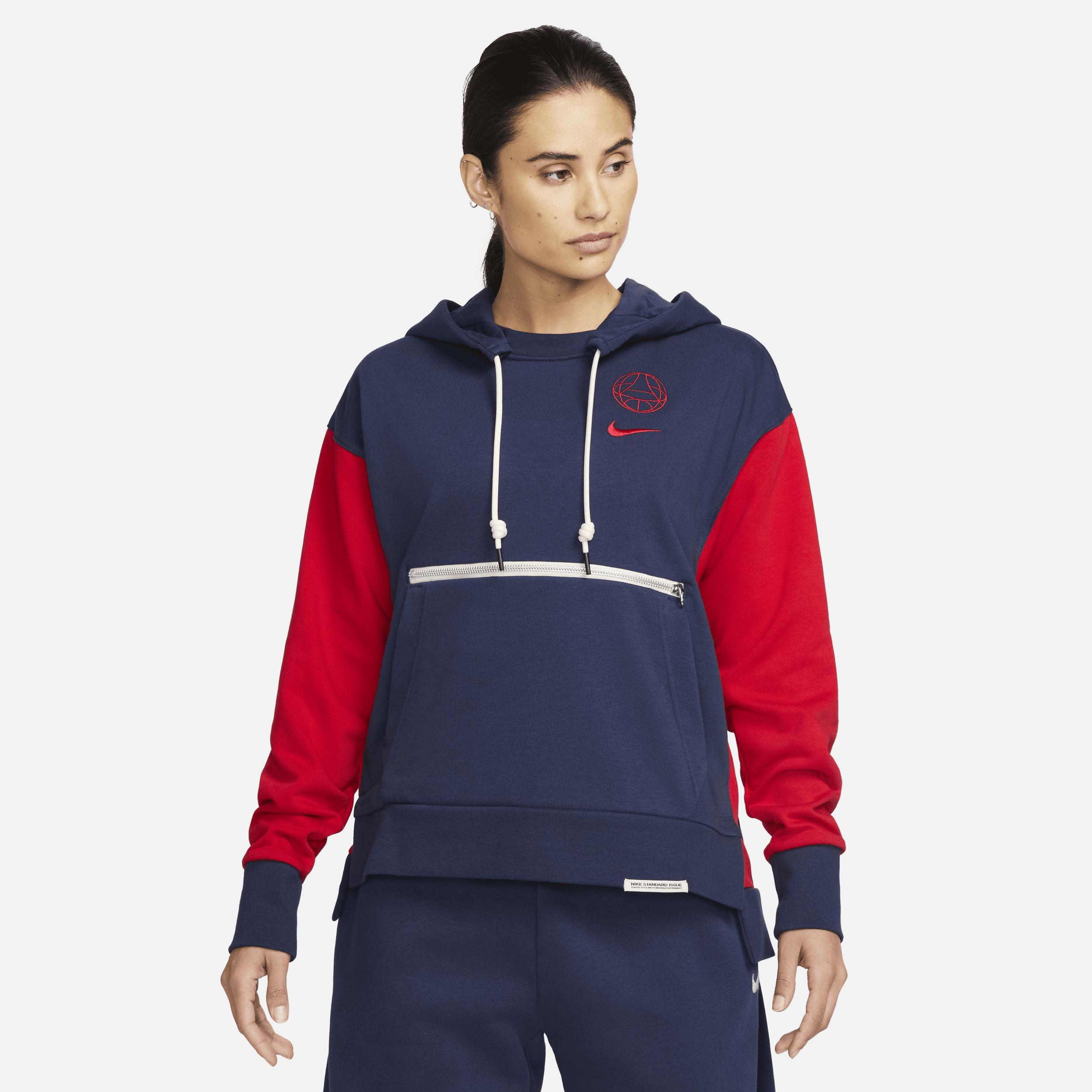 Womens Nike Navy Paris Saint-Germain Standard Issue Pullover Hoodie Psg Blue Product Image