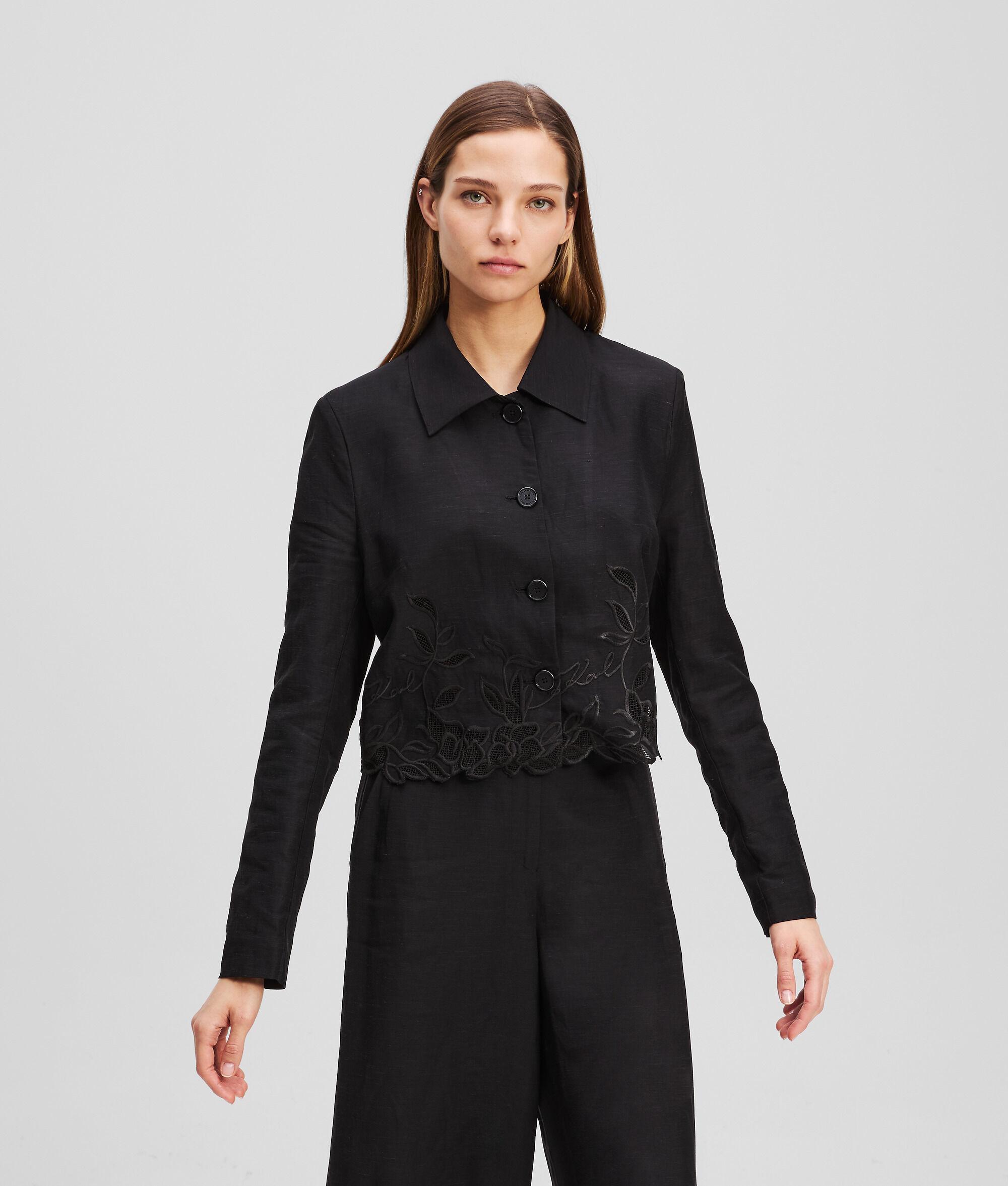 CUT-OUT EMBROIDERY JACKET Product Image