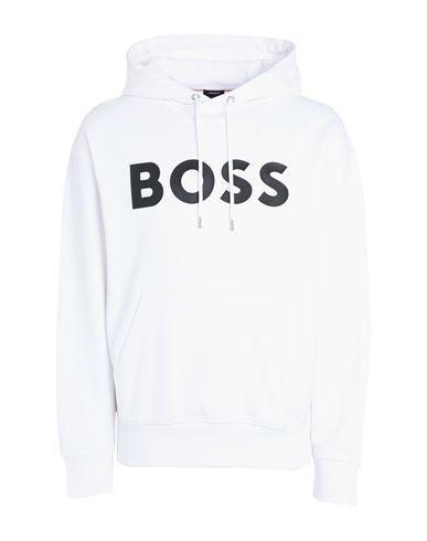 HUGO BOSS Boss Man Sweatshirt White Size L Cotton Product Image