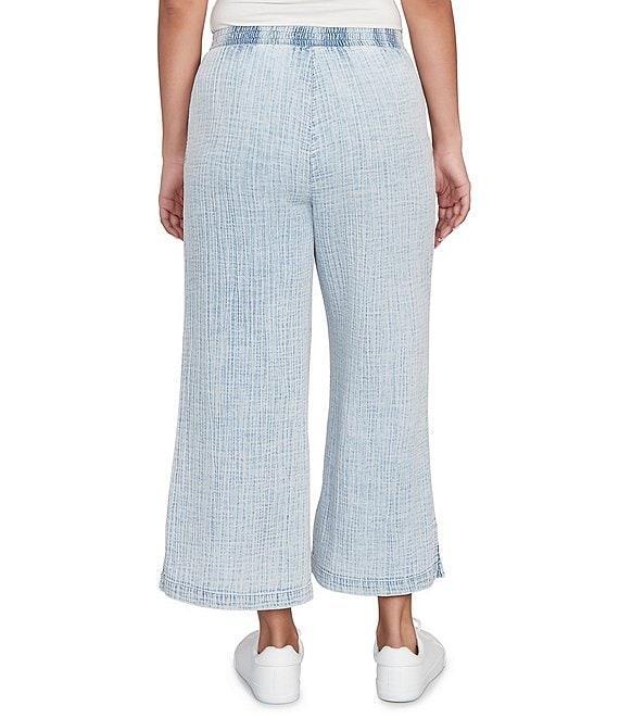 Ruby Rd. Cotton Gauze Wide-Leg Pull-On Pants Product Image