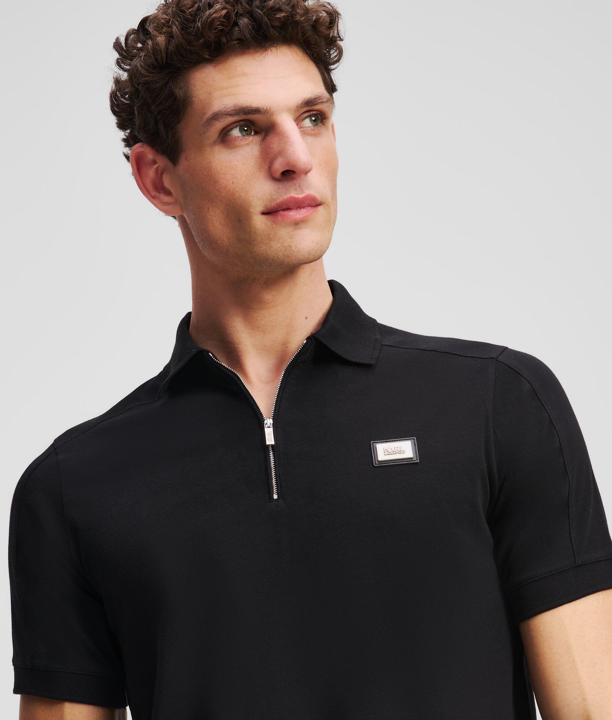 ZIP-UP POLO SHIRT Product Image