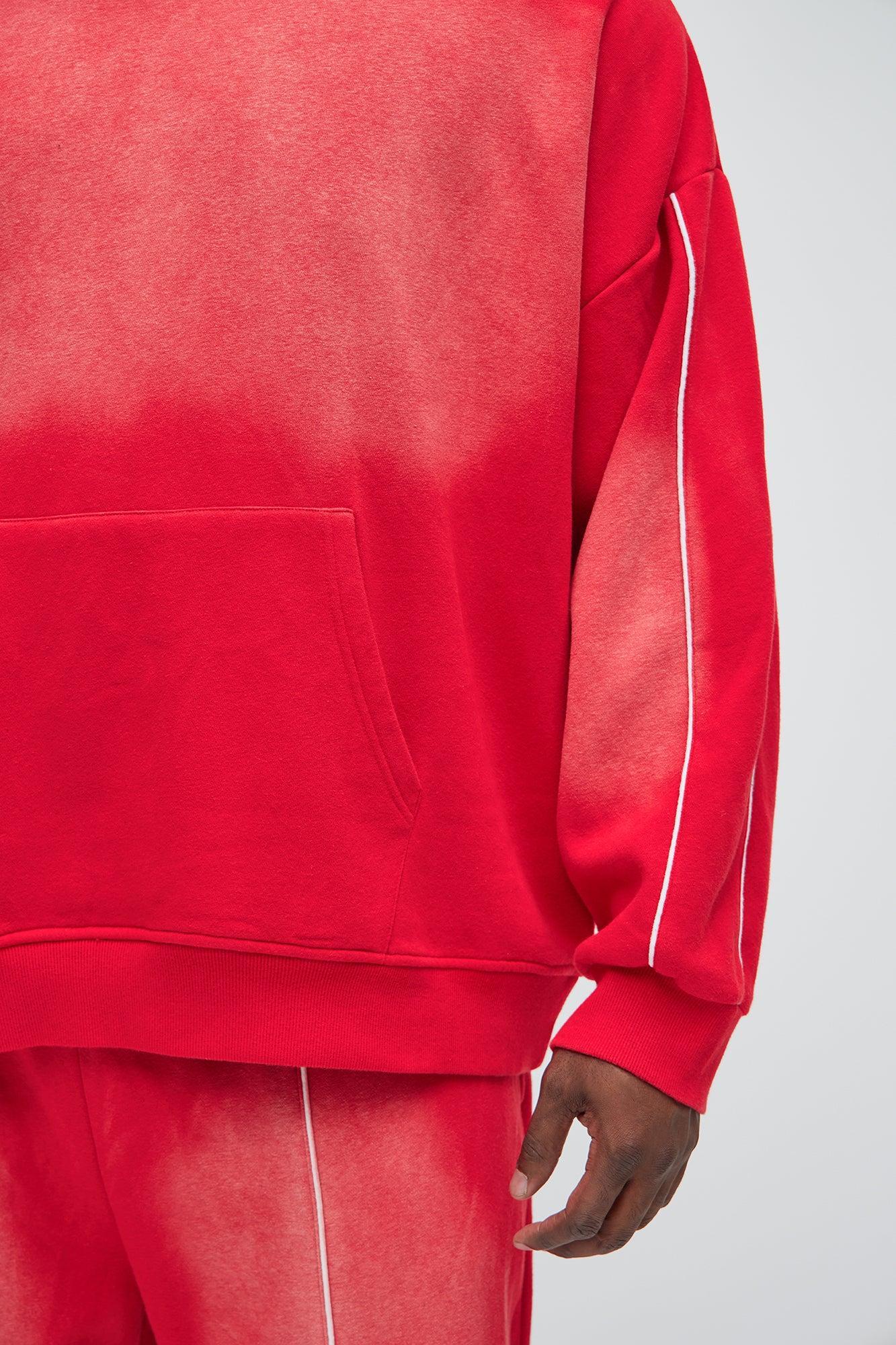 Tyson Just Go With It Oversized Hoodie - Red Product Image