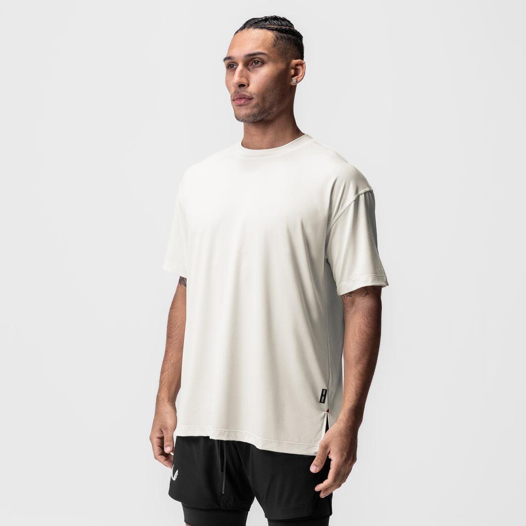 0822. AeroSilver® Oversized Tee - Ivory Cream Product Image