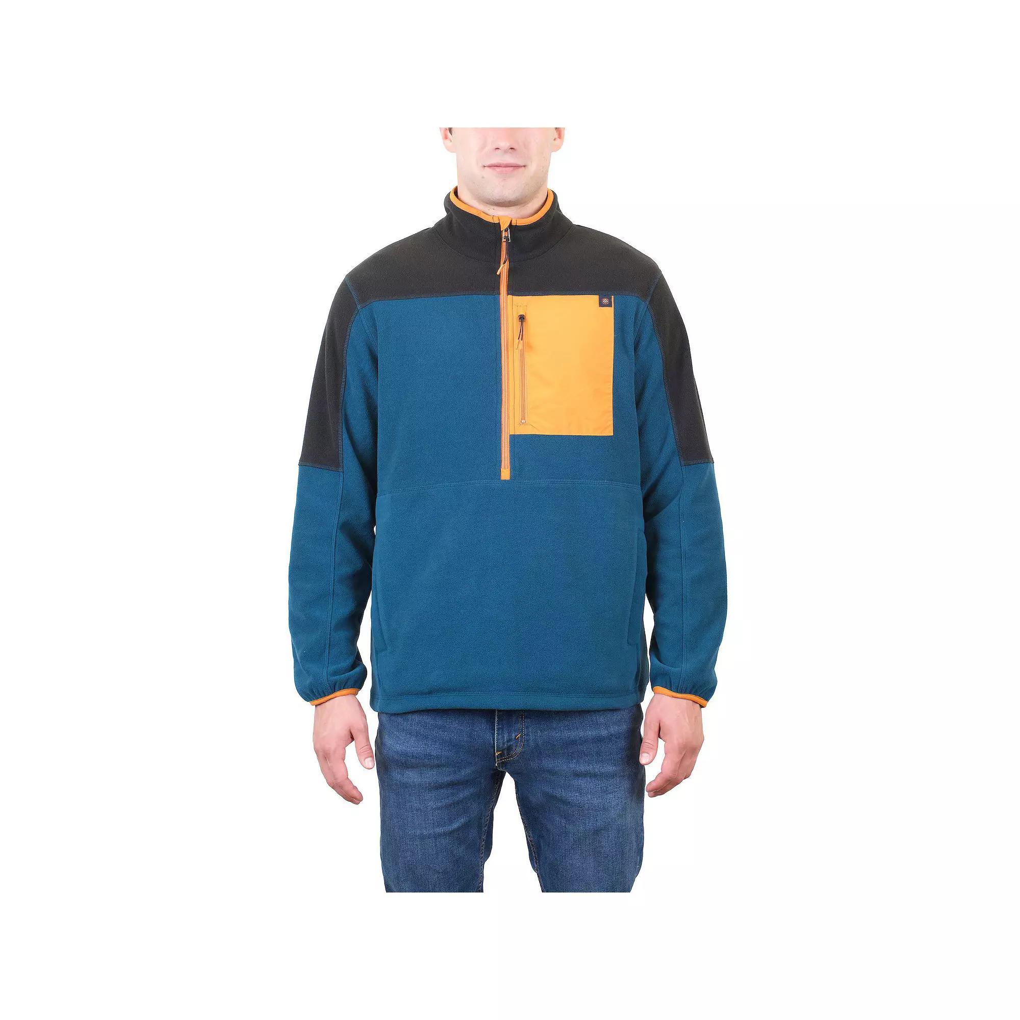 Men's Mountain and Isles 1/2-Zip Colorblock Polar Fleece Sweatshirt,  Product Image