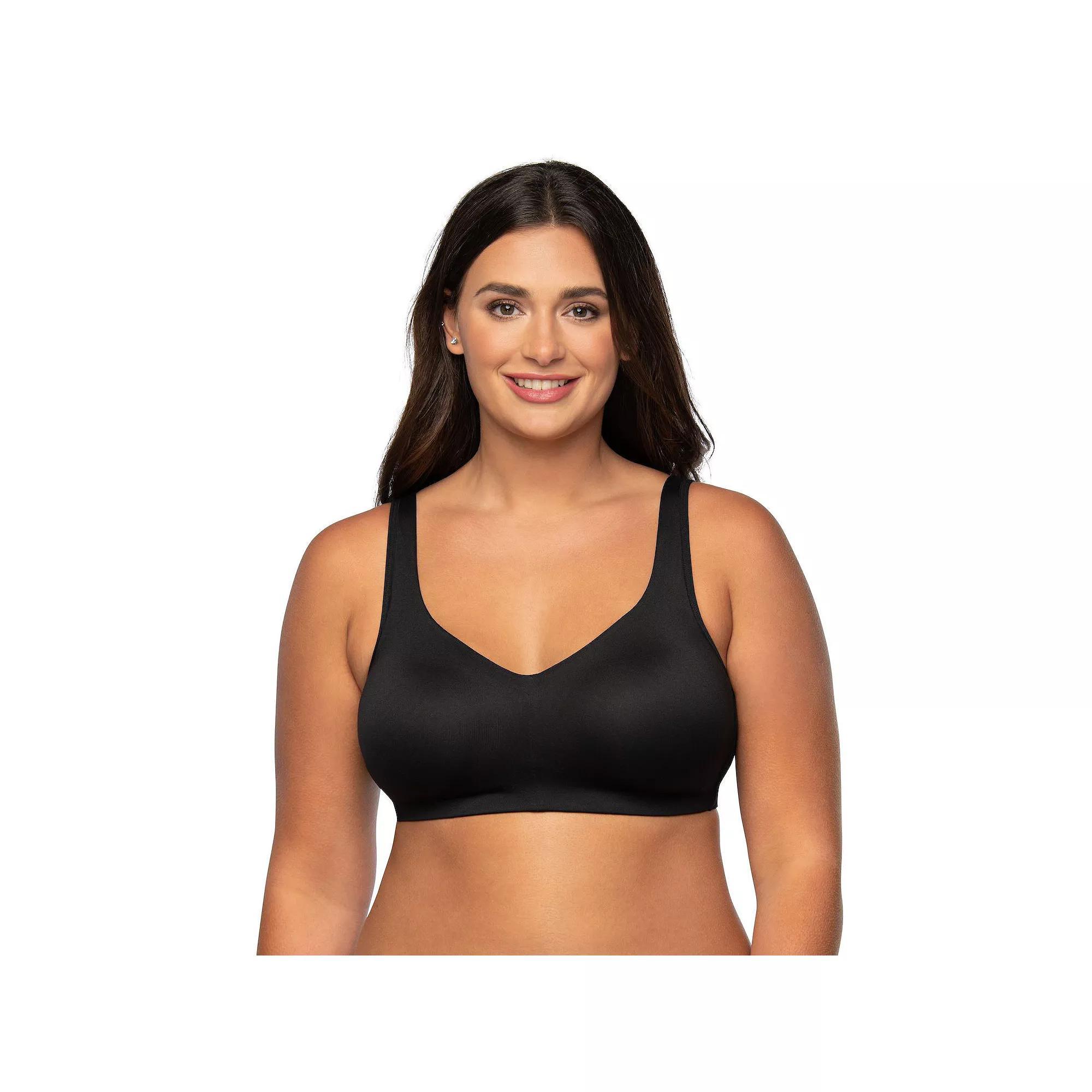 Vanity Fair Lingerie® Beyond Comfort Simple Sizing Wireless Bra 72204, Women's, Size: XXXL, Black Black Product Image