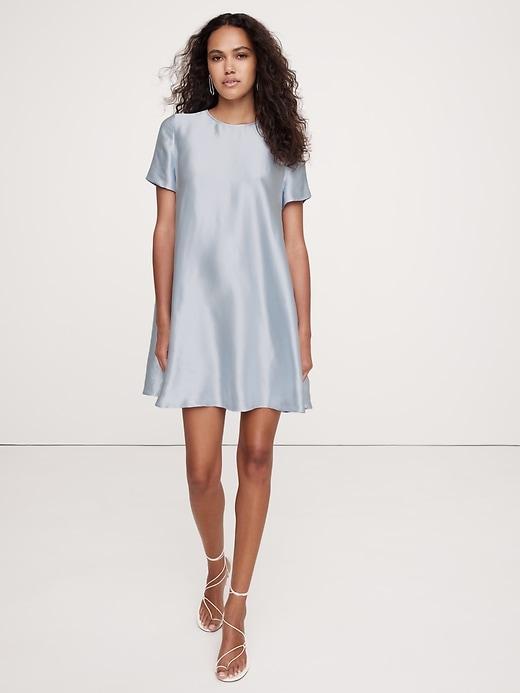 Aurelia Linen-Blend Mini Dress Product Image