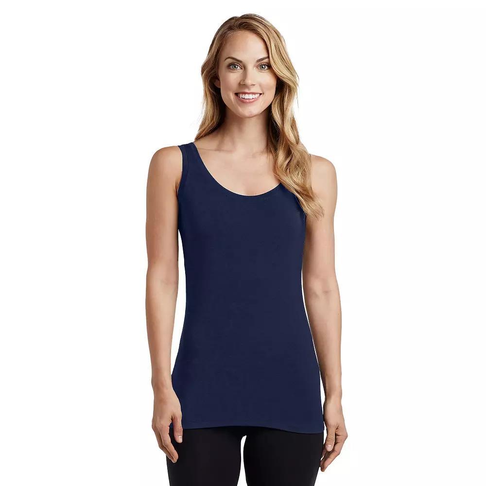 Women's Cuddl Duds® Reversible Softwear with Stretch Tank Top, Size: XL, Blue Product Image