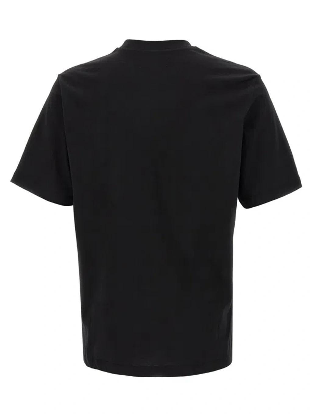 AMIRI Black Cotton T-shirt With Bold Logo Statement Product Image