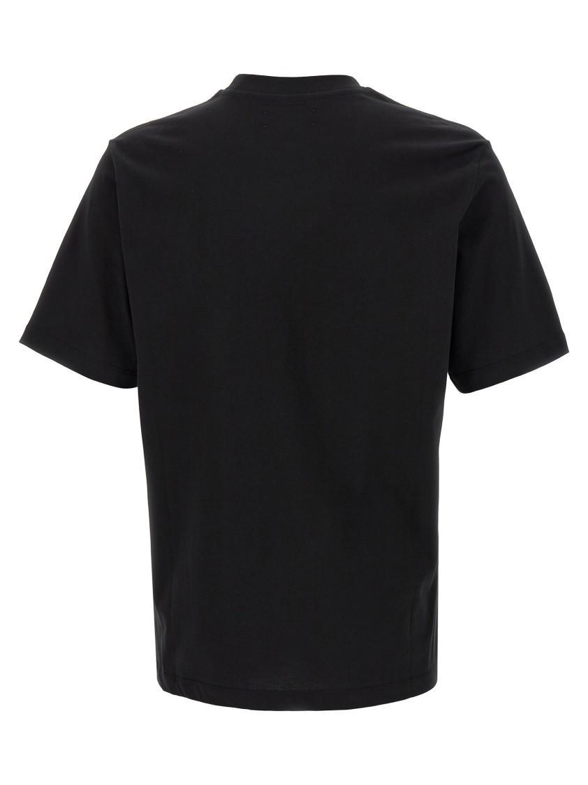 AMIRI Black Cotton T-shirt With Bold Logo Statement Product Image