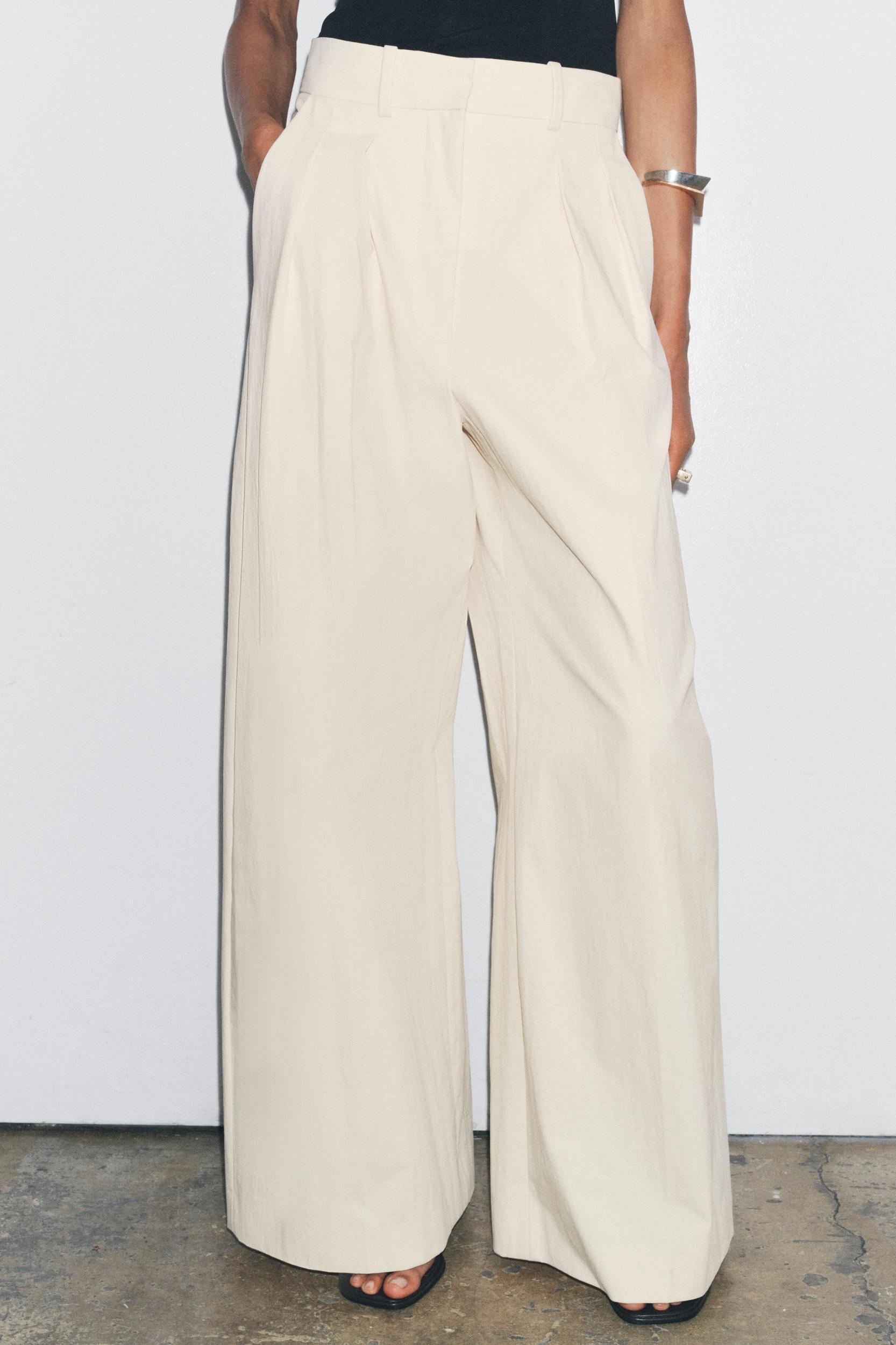 PLEATED PANTS ZW COLLECTION Product Image