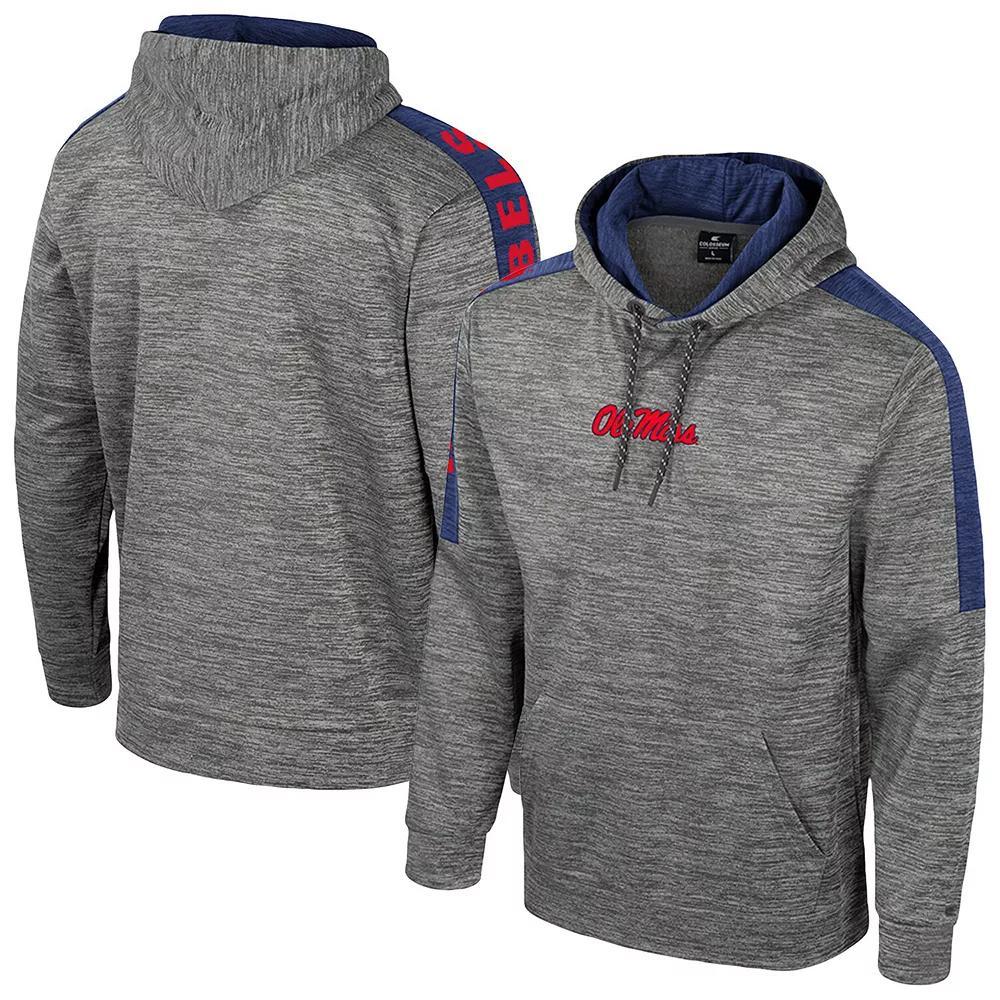 Men's Colosseum Heather Gray Arkansas Razorbacks Dozer Pullover Hoodie, Size: Medium, Grey Product Image