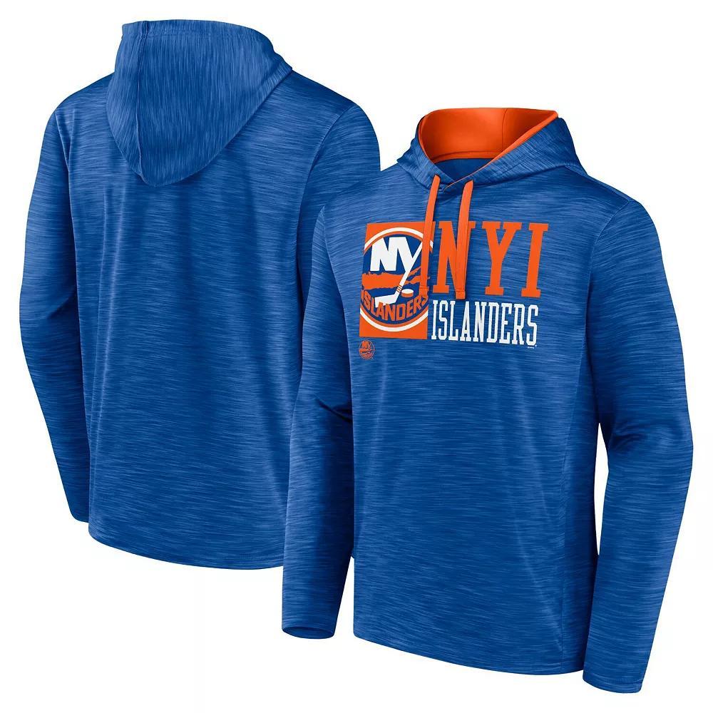 Men's Fanatics Royal New York Islanders Never Quit Pullover Hoodie,  Product Image