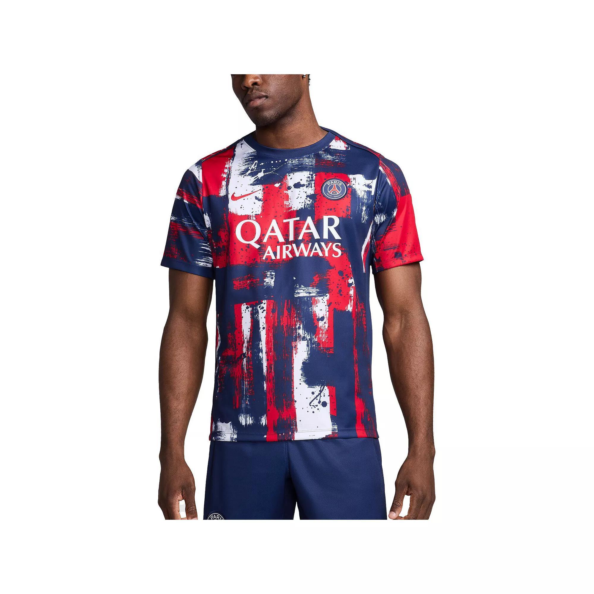 Men's Nike Navy Paris Saint-Germain 2024/25 Home Academy Pro Pre-Match Top, Size: Large, Psg Blue Product Image