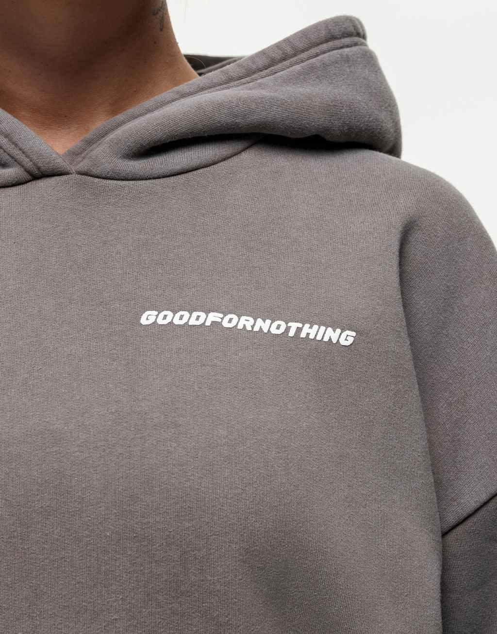 Good For Nothing core hoodie in beige Product Image