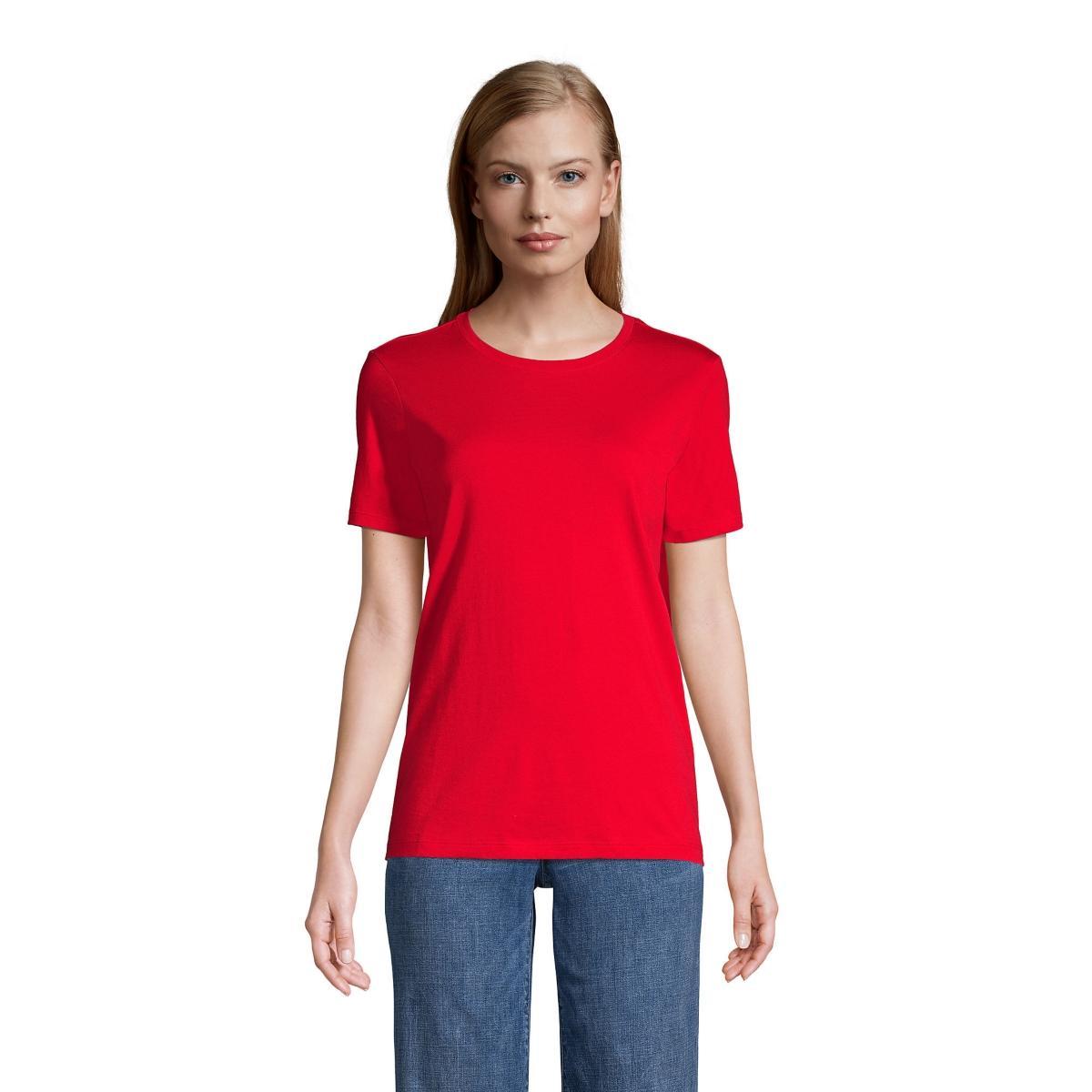 Lands End Womens Relaxed Supima Cotton Crew Neck T-Shirt Product Image