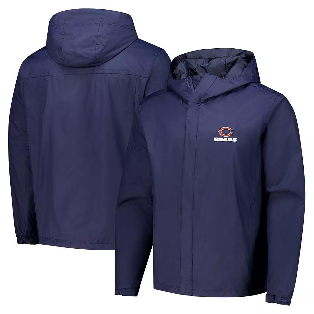 Men's Dunbrooke Navy Chicago Bears Tropic Waterproof Packable Hoodie Jacket, Size: Medium, Blue Product Image