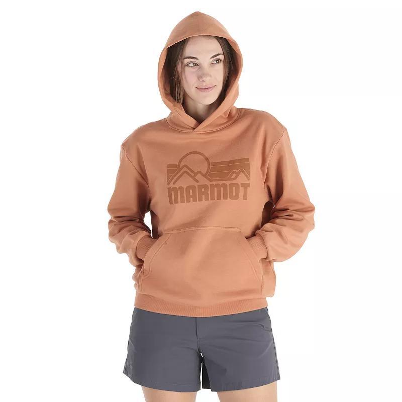 Women's Marmot Coastal Fleece Pullover Hoodie, Size: XL, Grey Product Image