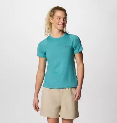 Columbia Womens Weekend Ascent Short Sleeve Shirt- Product Image