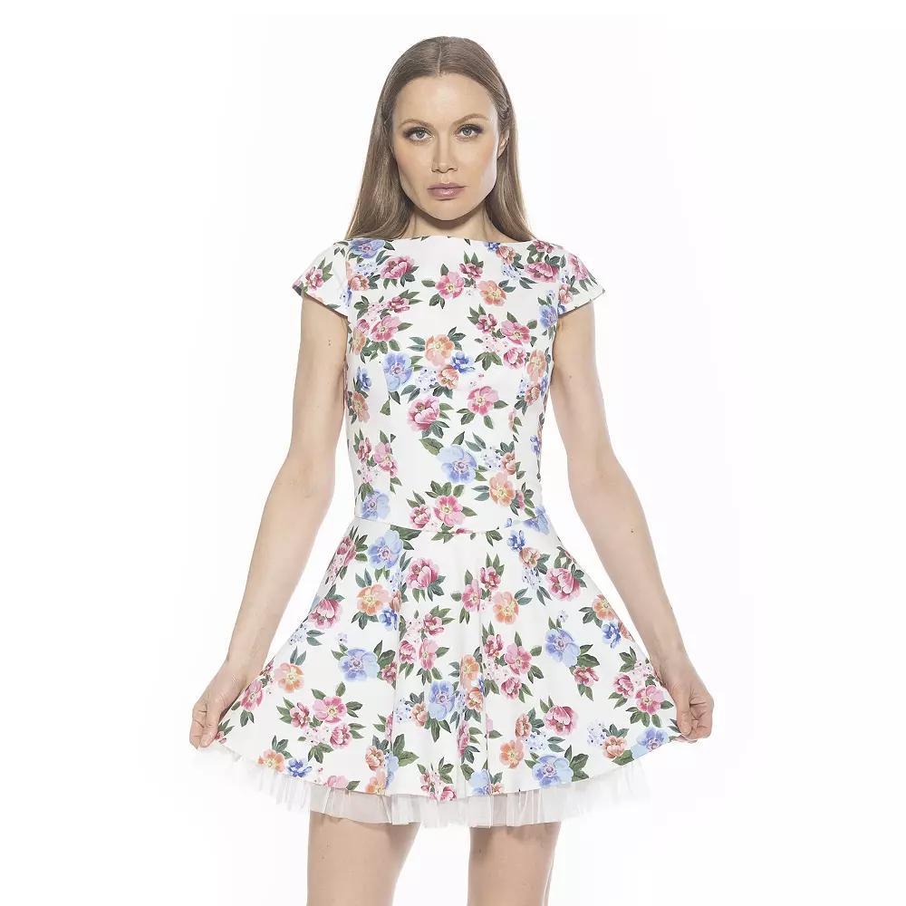 Women's ALEXIA ADMOR Aleena Short Sleeve Mini Dress,  Product Image