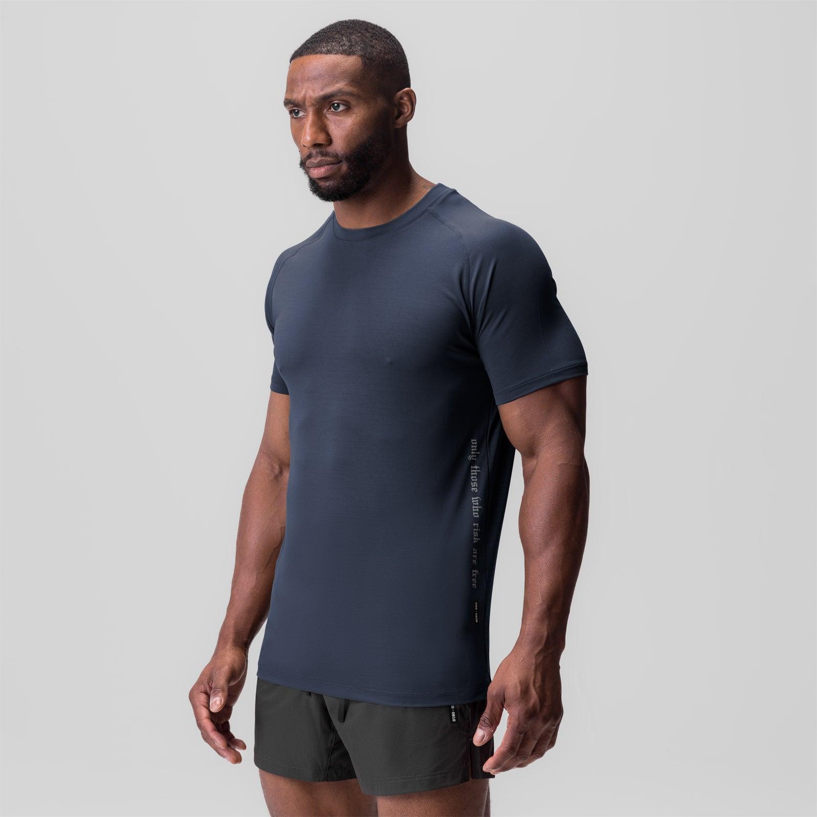 0839. 3D-Lite® 2.0 Fitted Tee - Navy "OTWR" Product Image