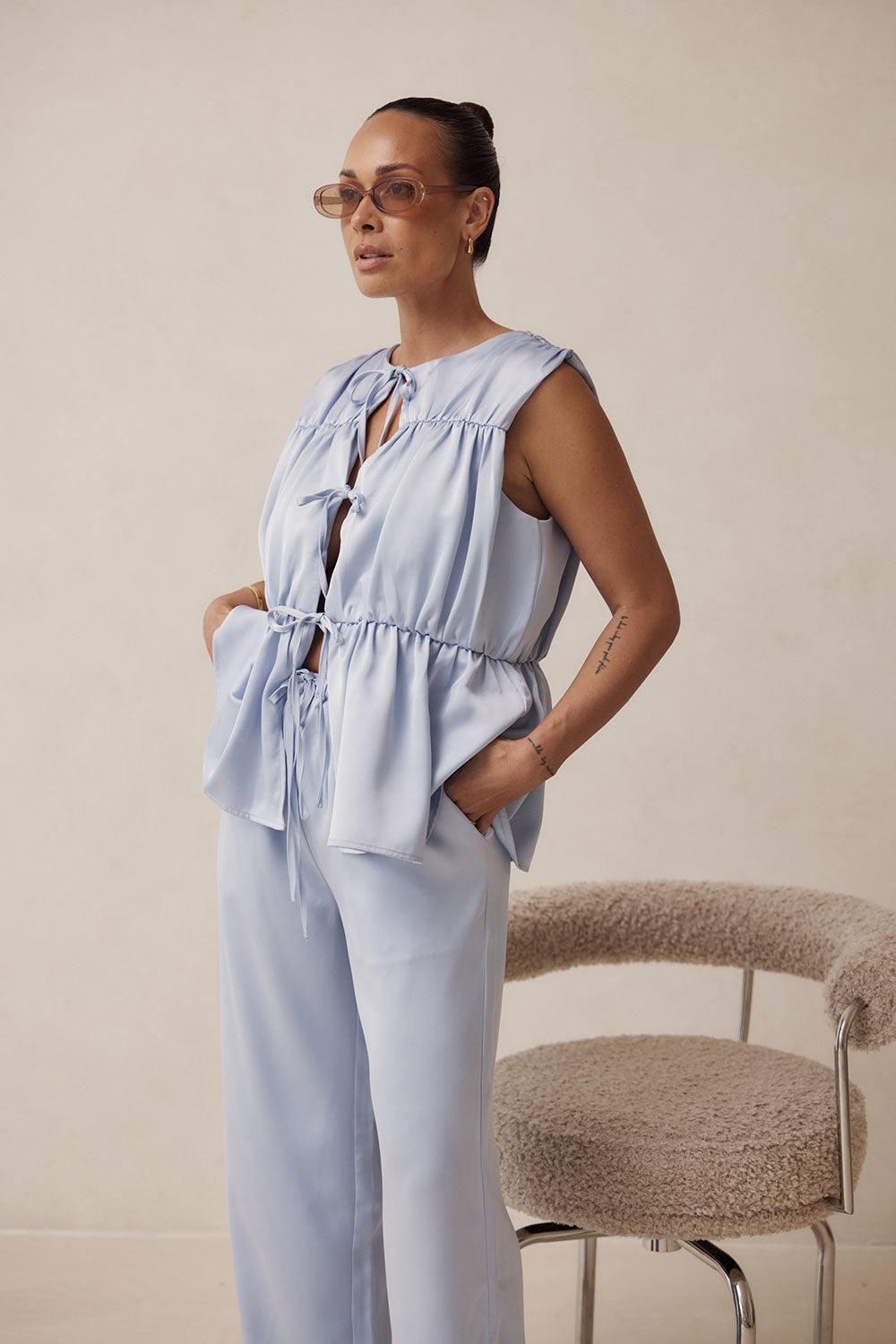 Juliette Pants - Blue Product Image