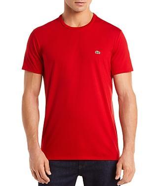 Lacoste Crew Neck Pima Cotton Jersey T-Shirt Black XL Product Image