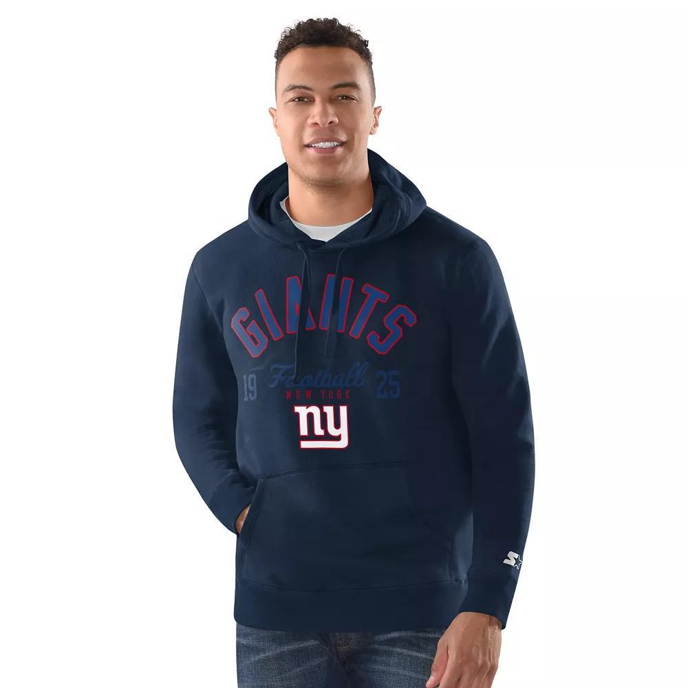 Men's Starter Charcoal New York Giants Pullover Hoodie,  Product Image