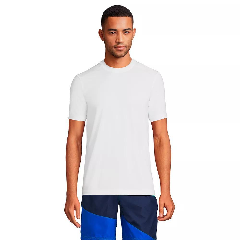 Men's Lands' End UPF 50 Short Sleeve Swim Shirt,  Product Image