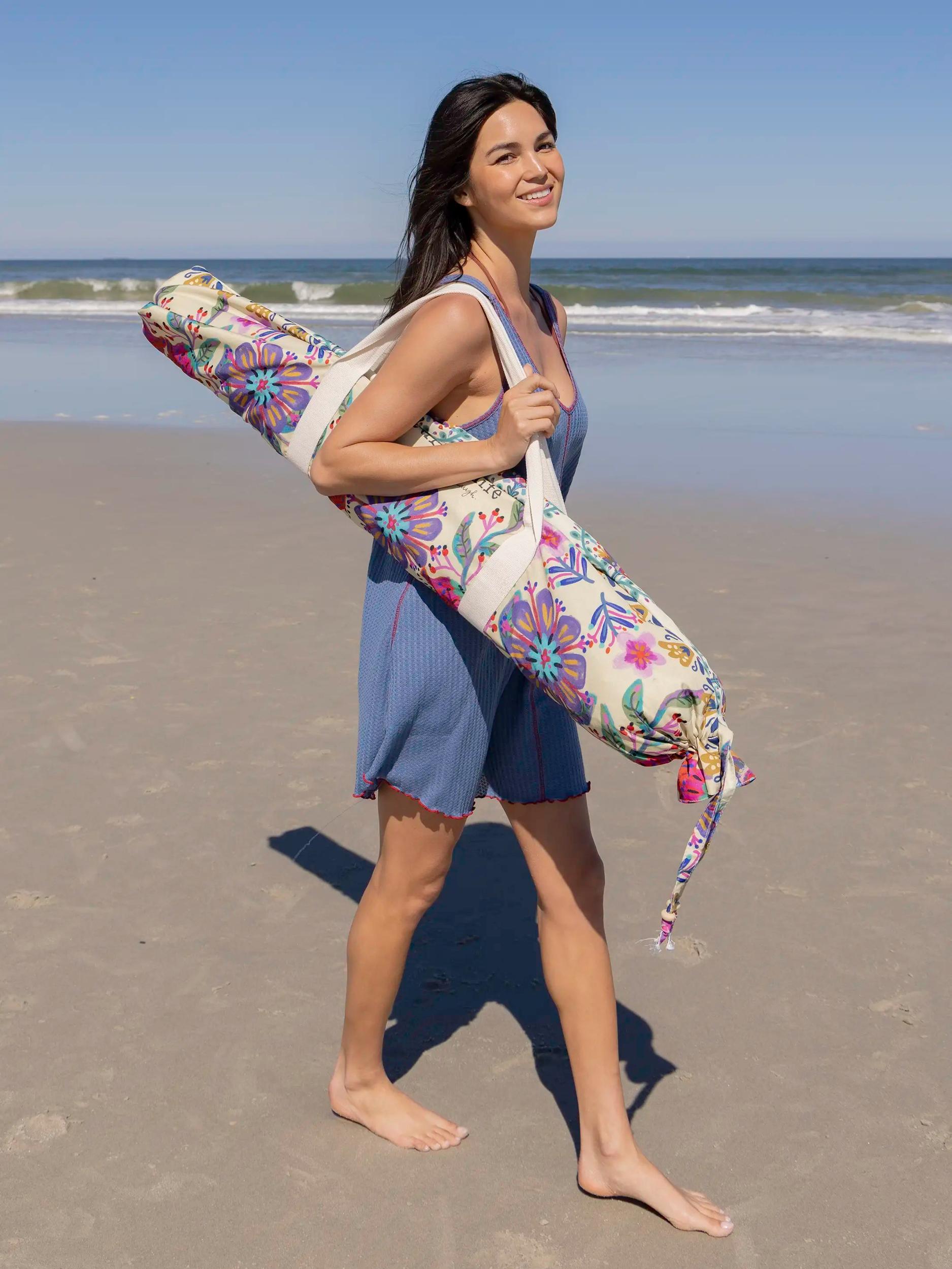 Beach Umbrella - Cream Borders Product Image