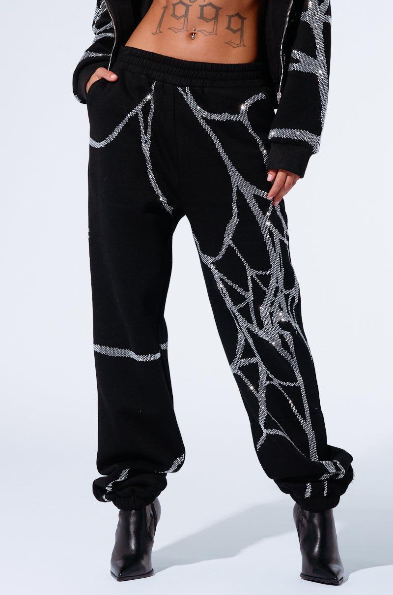 SPIDER SEQUIN DETAIL JOGGER Product Image